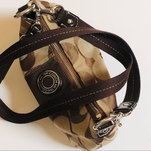 Vintage Coach F19218 Monogram Crossbody Bag